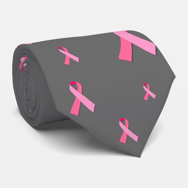 Gravata Laço Rosa (Rolled)