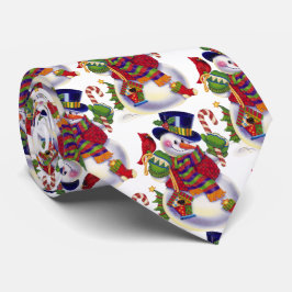 Gravata Laço telhado do boneco de neve do Natal feriado