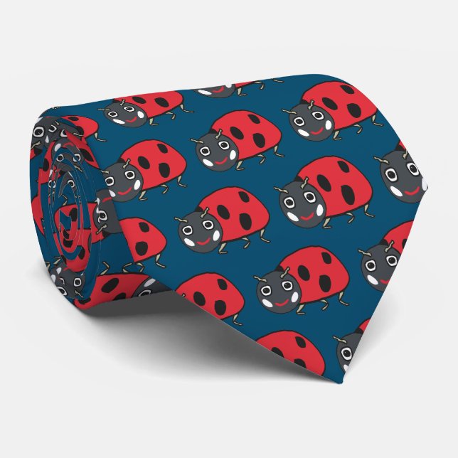 Gravata Ladybird Ladybug (Rolled)