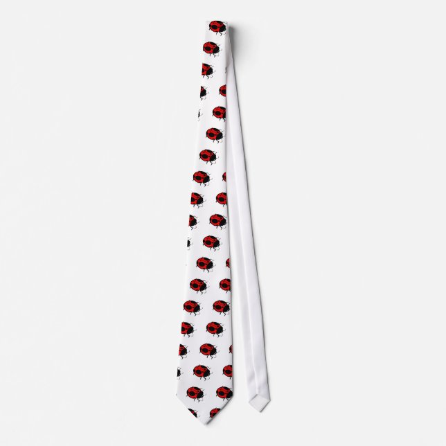 Gravata Ladybug sorridente - (Frente)