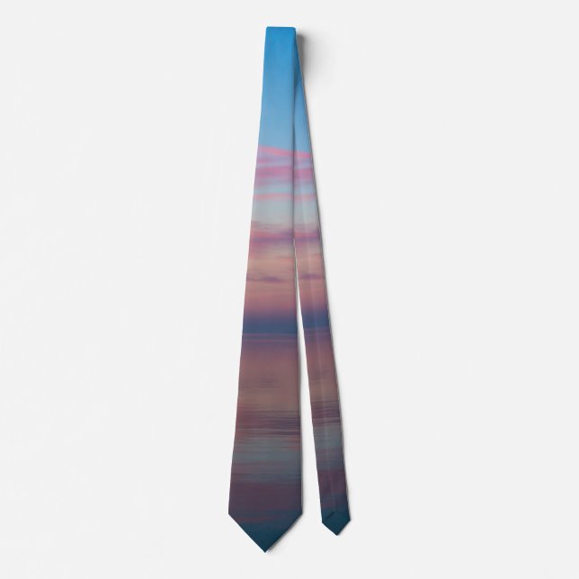 Gravata Lago Huron Pink Sunrise (Frente)