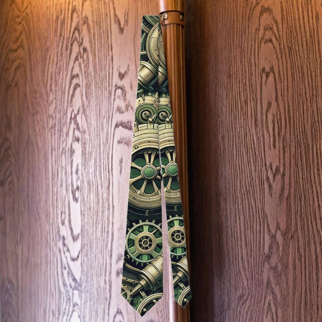 Gravata Lágrimas industriais verdes a vapor (Criador carregado)