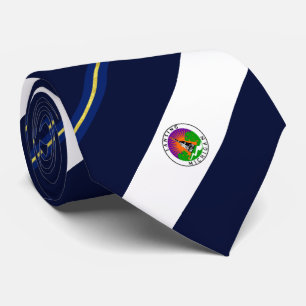 Gravata Lansing (Michigan), bandeira municipal Neck Tie