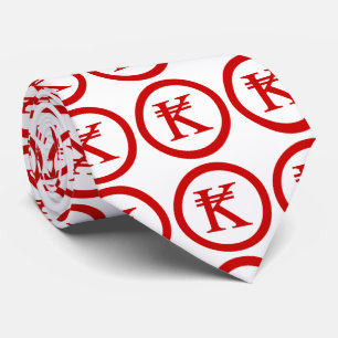 Gravata Laos Kip Lao / Sinal de dinheiro do Laos