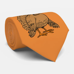Gravata Laranja bonito do peregrino de Turquia da acção 