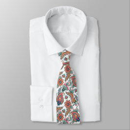 Gravata Laranja Paisley