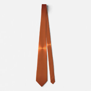 Gravata Laranja Rust Shine