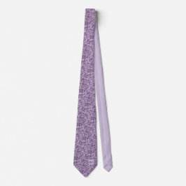 Gravata Lavender Purple Ornate Floral Scroll