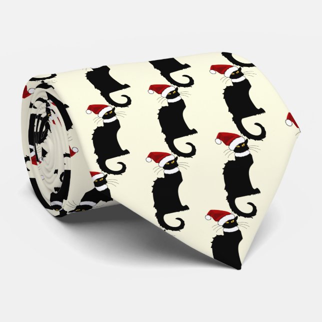 Gravata Le Chat Noir Natal (Rolled)