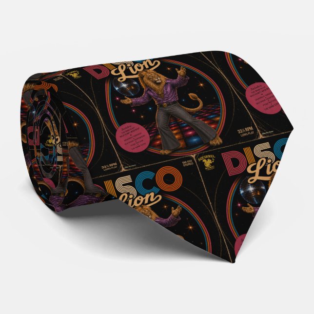 Gravata Leão Disco (Rolled)