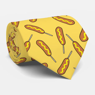 Gravata legal cão-de-cabeça-de-cabeça-comida