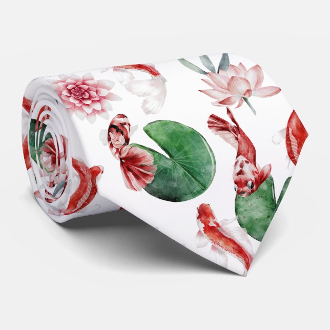 Gravata legal padrão de peixes japoneses (Rolled)