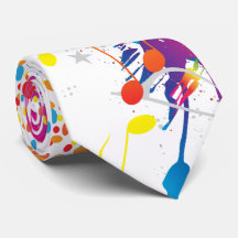 Legal Splatter de pintura colorida e notas de músi