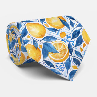 Gravata Lemon Pattern Men's Necktie 