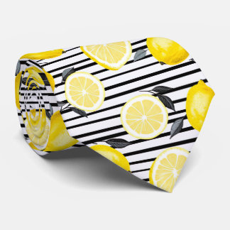 Gravata Lemon Pattern Men's Necktie 