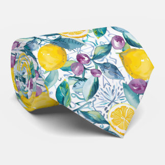 Gravata Lemon Pattern Men's Necktie 