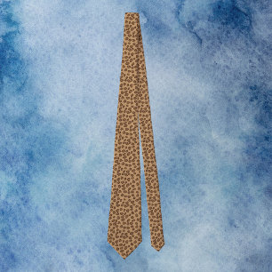Gravata Leopard Pattern Brown