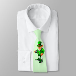 Gravata LEPRECHAUN ENGRAÇADO IRLANDÊS