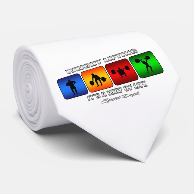 Gravata Levantamento De Peso legal É Um Modo De Vida (Rolled)