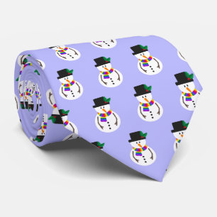 Gravata LGBT+ Orgulho Snowman Tie