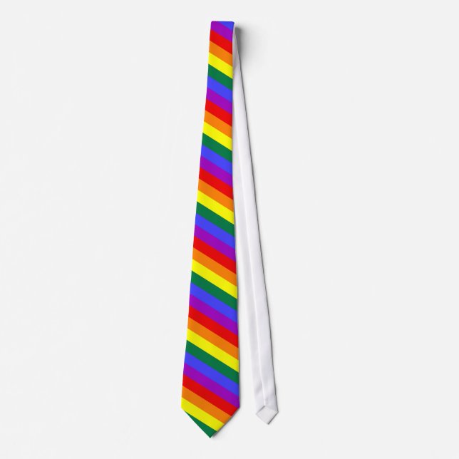 Gravata LGBT Striped (Frente)