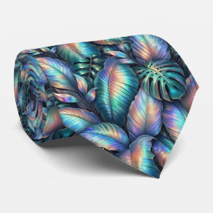 Gravata Life of the Party   Folhas Tropicais Opal