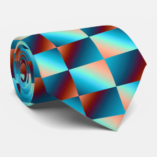 Gravata Ligação Com Padrão Geométrico Mutlicolor Dimension