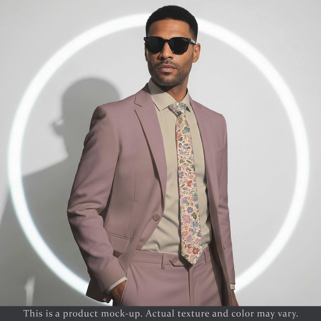 Gravata Light Impressionist Floral Necktie (Criador carregado)