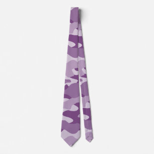 Gravata Lilac Monocolor Camo
