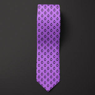 Gravata Lilac Purple Science Microscope