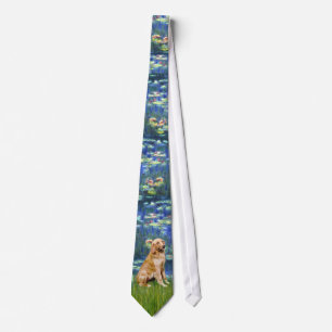 Gravata Lily Pond (em azul) - Ouro Retriever