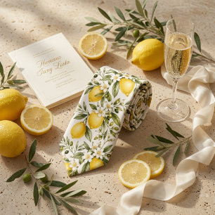 Gravata Limão Amalfi Botânico Casamento Italiano Verão