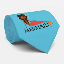 Gravata Linda Sereia (Garota Negra) (Afro-Americana)