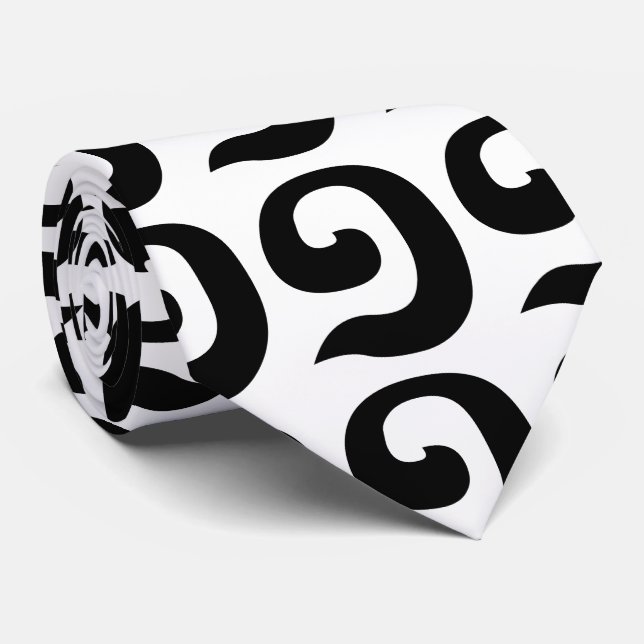 Gravata Língua Khmer Cambojana Número 1 / Um / ១ (Muj) (Rolled)