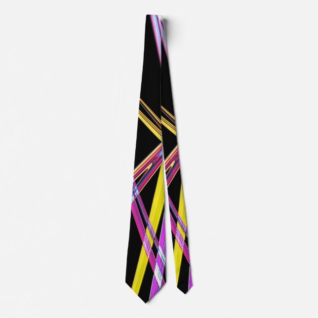 Gravata linhas neon (Frente)
