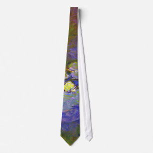 Gravata Lírios de água de Monet e Agapanthus