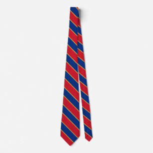 Gravata Listenstaine Flag Colors Elegant