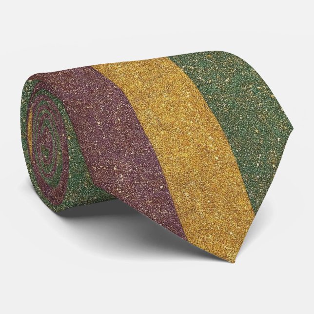 Gravata Listrado Carnaval Vintage (Rolled)