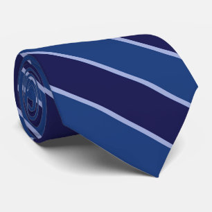 Gravata Listras diagonais em Azul Ciano Naval Periwinkle A
