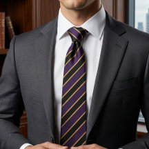 Listras diagonais roxas e douradas