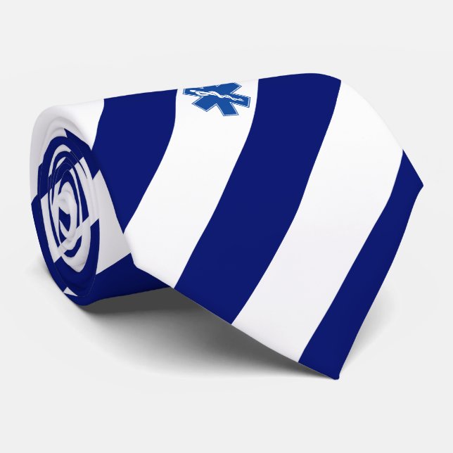 Gravata Listras feitas sob encomenda do marinho das (Rolled)