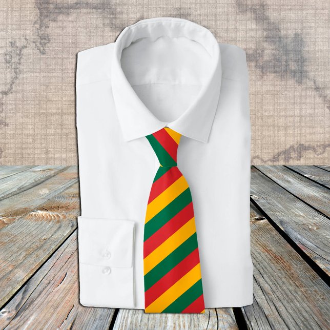 Gravata Lituânia Gravatas, moda Lituânia Bandeira (Criador carregado)