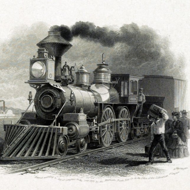 Gravata Locomotiva a Vapor de Trem (Criador carregado)