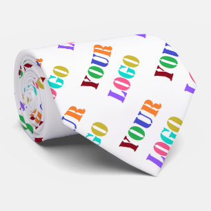 Gravata Logo Photo Colors Promotional Business Neck Tie