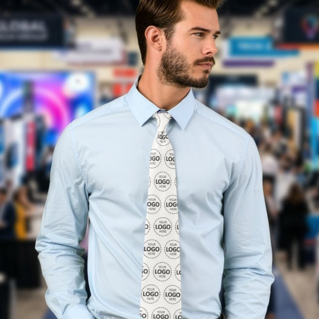 Gravata Logo Upload Custom Business Neck Tie (Criador carregado)