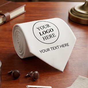 Gravata Logotipo Promocional Personalizado – Sem Pedido Mí