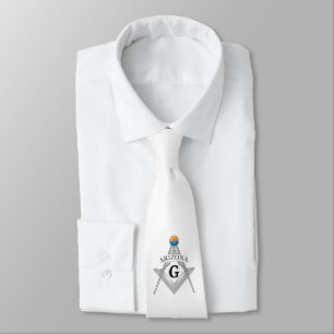 Gravata Loja de Freemasonry do estado da Arizona