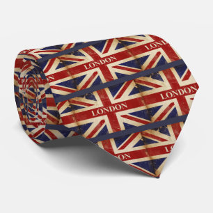 Gravata Londres - Union Jack - amor Londres de I