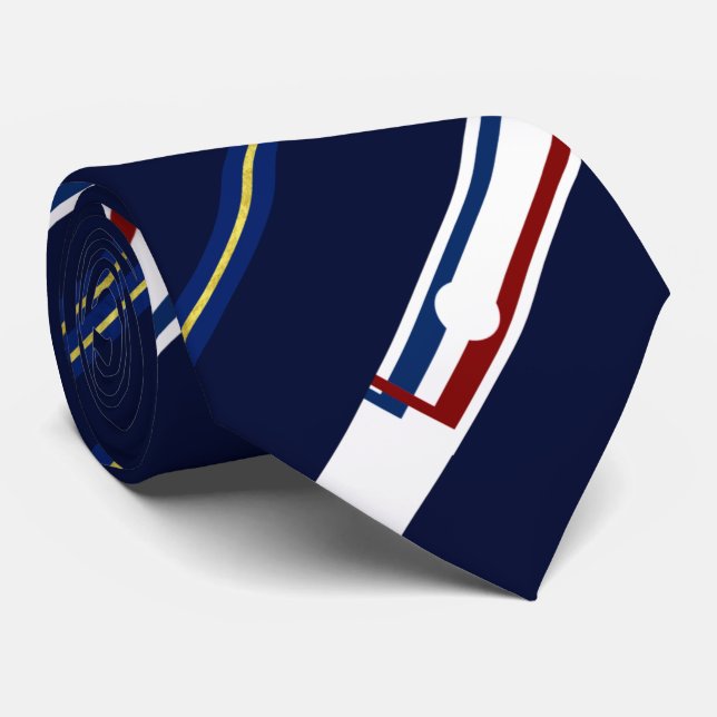 Gravata Longmont (Colorado), bandeira municipal Neck Tie (Rolled)
