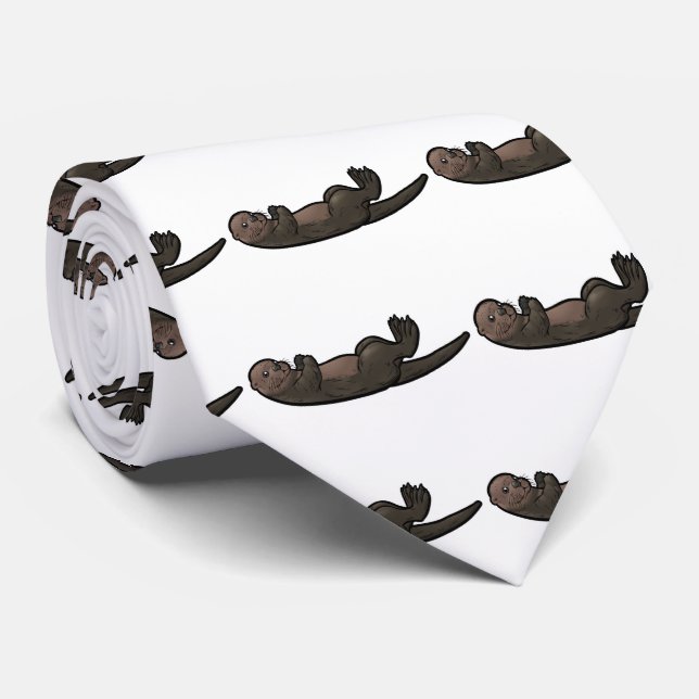 Gravata Lontra de mar (Rolled)